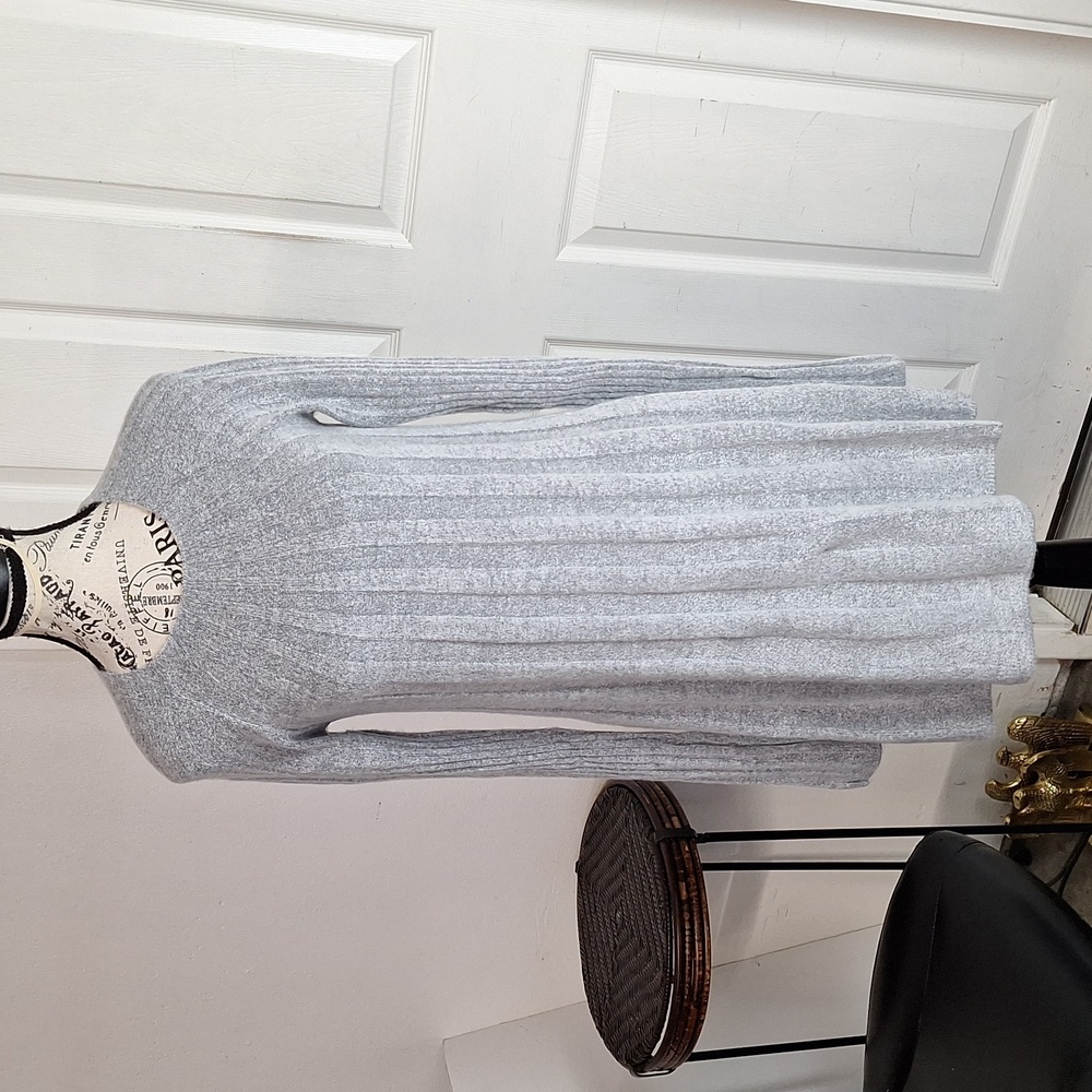 Olivaceous sweater dress, Women Medium Grey New